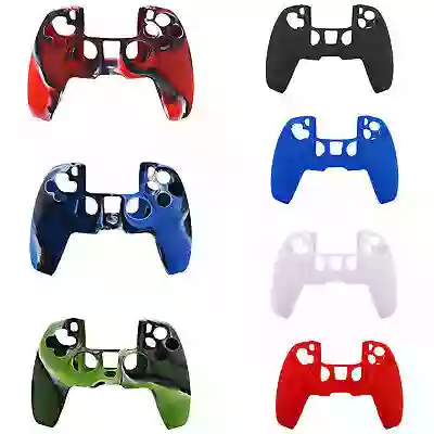 Soft Silicone Rubber Grip Skin Case Cover for Sony Playstation 5 Controller